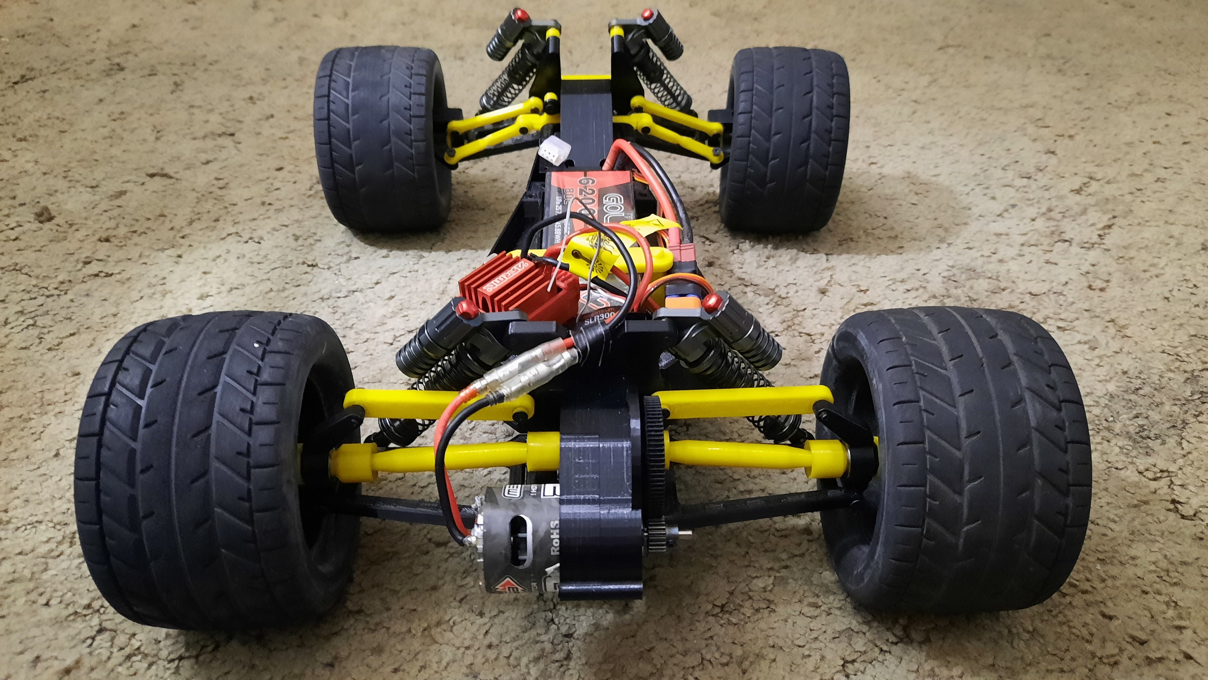 3D print 1/10 Scale RC Buggy (Chassis) • made with Voxelab Aquila・Cults