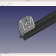 FreeCAD_Ender_3_Ender_3_Pro_Z-axis_thread_bearing_stabilizer.jpg Ender 3 / Ender 3 Pro Z-axis thread - bearing stabilizer
