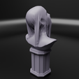 7.png Planter bust with veil and pillar + Bust with veil and pillar