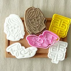 STL file Marion Super Nounou Cookie and Fondant Stamp 🍪・3D printer design  to download・Cults