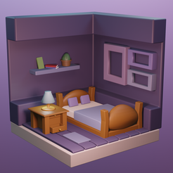 10001.png 3D file Bedroom Models・3D print design to download