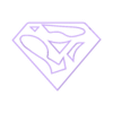 superman.stl Iconic Superman Logo 3D Cookie Cutter