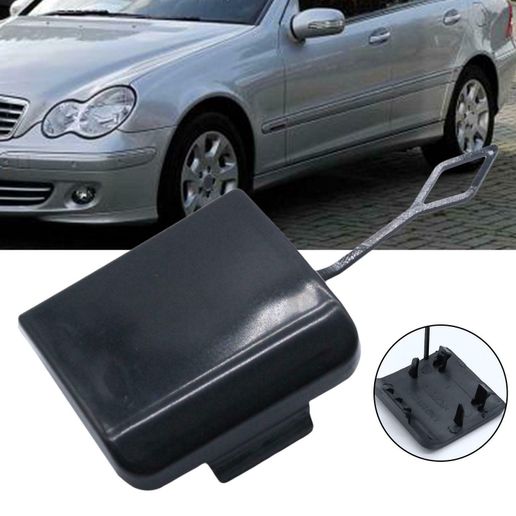 mercedes w203 c-class front bumper tow cover