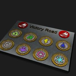 photo_5767351466426744359_y.jpg 3D file BUNDLE 8 Paldea Detailed Gym Badges (20% Discount) [with Container]・3D print design to download