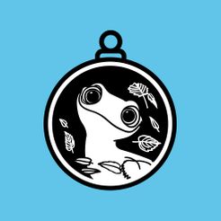 3-04.jpg Fichier STL Sphère de Noël gelée - Bruni (salamandre)・Design pour imprimante 3D à télécharger, Kikyomu
