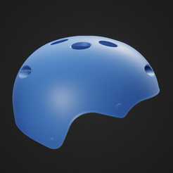 SkateHelmet_1.png Archivo STL Casco Skate・Objeto para impresora 3D para descargar