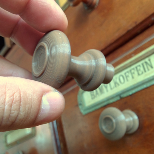 3D-printable generic cabinet knob 3D model