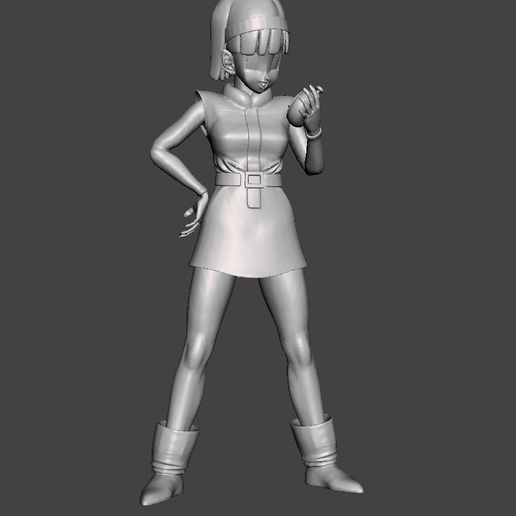 Bulma (Namek Saga) 3D Model - 3D model önizlemesi