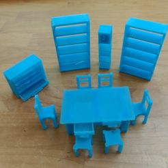 Capture d’écran 2017-05-09 à 18.06.17.png Free STL file toys or decoration: roomset puppets play・3D printable object to download