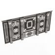 Wireframe-2.jpg Boiserie Classic Wall with Mouldings 015 Black
