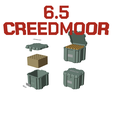 COL_04_65creedmoor_25a.png AMMO BOX 6.5 Creedmoor AMMUNITION STORAGE 6.5 CM CRATE ORGANIZER