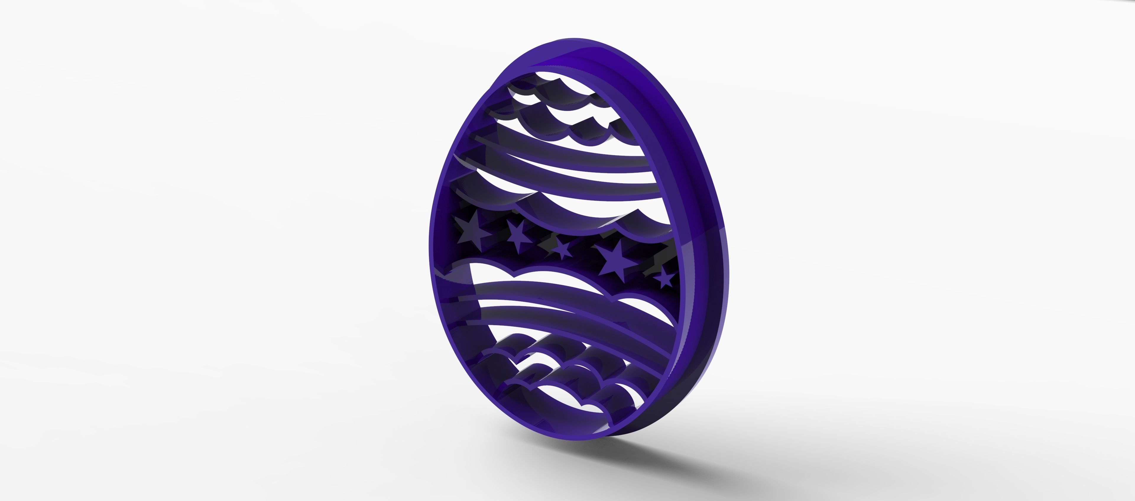 Download STL file easter egg cookie cutter • 3D printing template ・ Cults