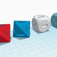 Capture.jpg Four styles of D6 and D8 Dice, wood & ingot & X