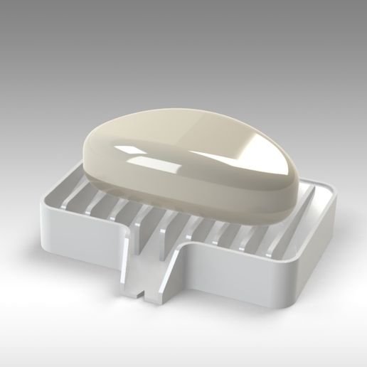 Untitled 624.jpg STL file Soap Tray Wash Your Hands, be safe 👍🏻・3D printer model to download, Trikonics