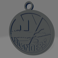 New-York-Islanders.png STL file New York Islanders Keychain・3D print model to download