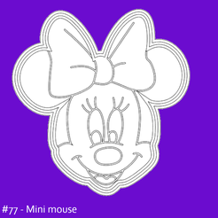 mini-maus.png STL-Datei Minnie Maus - Ausstechform・3D-Drucker-Vorlage zum herunterladen