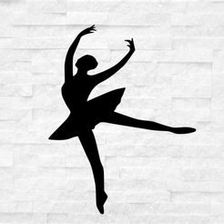 Sin-título.jpg classical ballet ballerina wall mural decoration silhouette realistic wall art