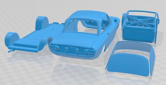 Lancia-Fulvia-Rallye-Cristales-Separados-5.jpg 3D file Lancia Fulvia Rallye Printable Car・3D printer model to download, hora80