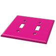 Dual-Light-Switch-Cover-Hot-Pink.png Dual Light Switch Cover
