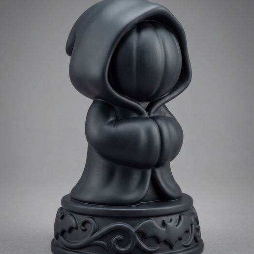 Halloween Jack-o'-Lantern Ghost Figurine STL | Cute Spooky Pumpkin & Ghosts | 3D Printable Halloween Decoration | FDM & Resin