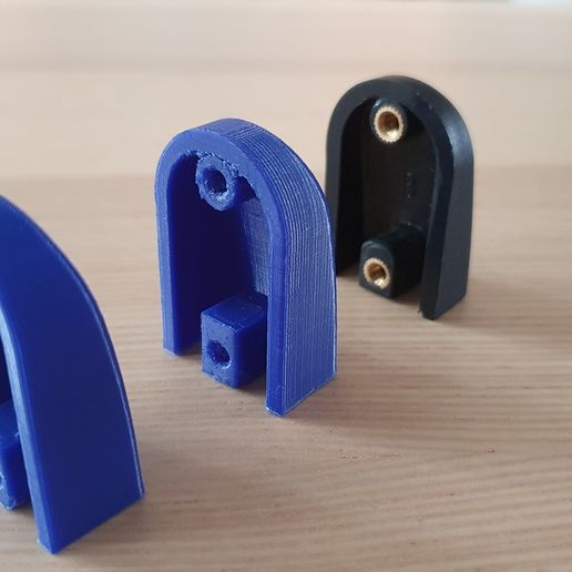 Antler suitcase handle bracket 3D model