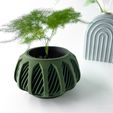 misprint-8008.jpg The Mirex Planter Pot with Drainage | Tray & Stand Included | Modern and Unique Home Decor for Plants and Succulents  | STL File