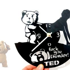 2c8019dd923cfe4fa3b57148d04b5c42_display_large.jpg STL-Datei Reloj Ted kostenlos・3D-druckbare Vorlage zum herunterladen