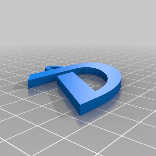 lettere letters 3D model