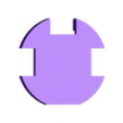 Part_2_-_Negative_side.stl LR20, taille D, convertisseur de batterie en 18650