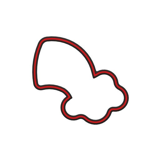 Rainbow Cloud Cookie Cutter STL File - 4 inches