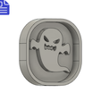 STL00341-3.png Ghost Silicone Mold Tray