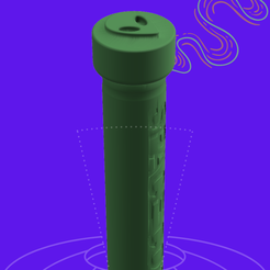 TUBO PORTA CHURRO.png Fichier STL gratuit Co-titulaire / co-titulaire・Modèle à télécharger et à imprimer en 3D