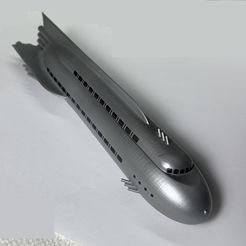 IMG_2938.JPG STL file Retro Space Liner・Template to download and 3D print