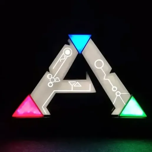 ARK Survival led LOGO | 3D Printable STL
