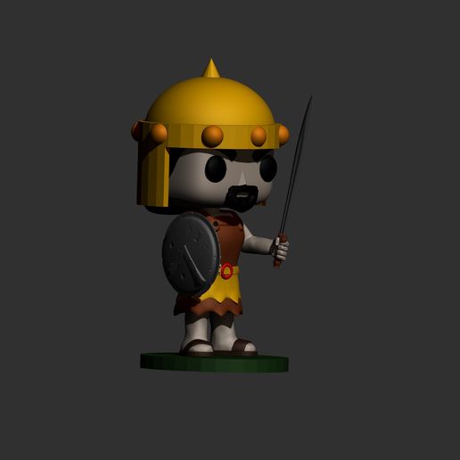 Funko David and Goliath 3D model