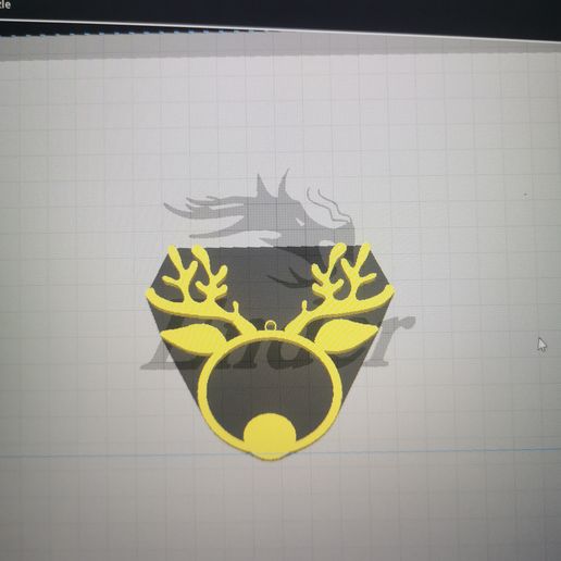 christmas reindeer 3D model