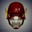 1.png Flash Skull Mask - Fan Art 3D print model