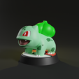4.png Pokemon Bulbasaur - STL & 3mf Multicolor
