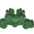 Grinch-1.1.png COOKIE CUTTER OR FONDANT CUTTER CHRISTMAS GRINCH HEART