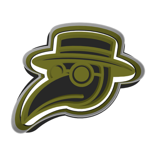 Plague Doctor Head (Stamp Set)