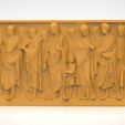 untitled.46.jpg 3D model stl, Rome culture,Relief of the Ara Pacis Augustae with Procession,rome sculpture stl,3d-scan model stl file.For mill and 3d print.