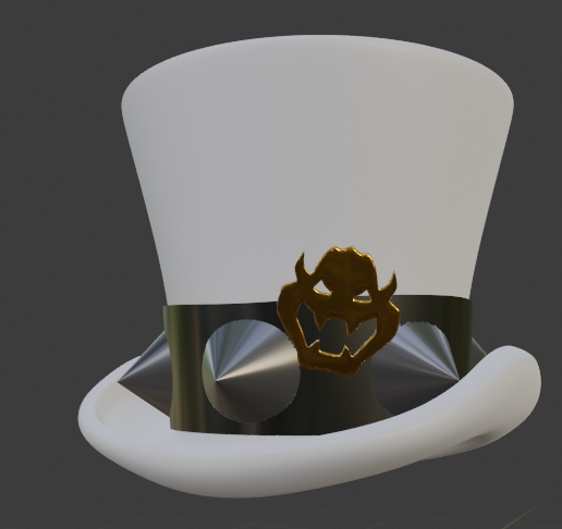 🔝 Bowser's top hat・ STL File for ・Cults