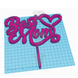 Topper-Mom-05-best-mom-p.png Best Mom - Cake Topper for Mother's Day