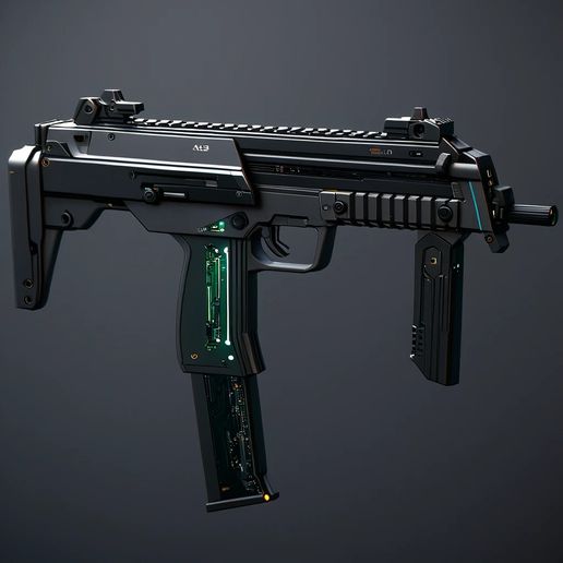 Archivo STL UZI Machine Gun - STL Printable 🔫 ・Diseño de impresora 3D para descargar・Cults