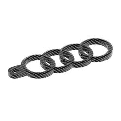 porte-clef-audi_Scène-1.jpg Fichier STL porte clef audi・Modèle à imprimer en 3D à télécharger