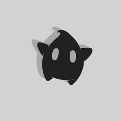 Mario-Hopeless-Soul.jpg STL file Soul Without Hope Decoration - Mario Bros - 2D Art・3D printing template to download