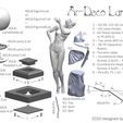 ADL8-A4.jpg 3D printed lamp "Woman carrying light"