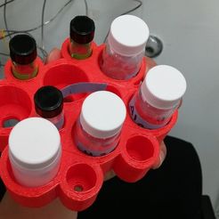 20150311_140136_display_large.jpg Free STL file Laboratory Vial Container・Template to download and 3D print