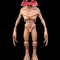 Demogorgon-maquette-01.jpg Fichier STL DEMOGORGON (à visage découvert)・Objet pour impression 3D à télécharger