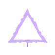 trianglePendants.stl Colgante triangular Tech Gothic